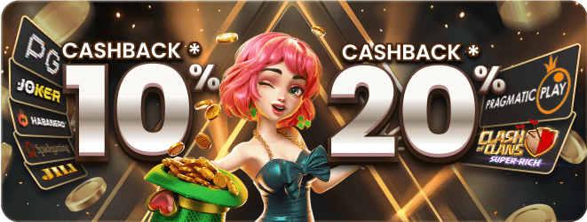 Cashback 20% Livegame