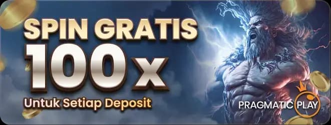 BONUS FREE SPIN 100X PRAGMATIC
